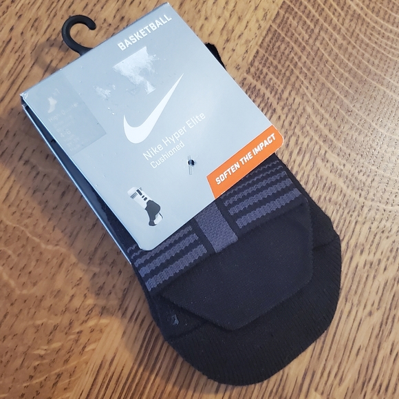 Nike Hyper Elite basketball socks - black /grey - Picture 2 of 4